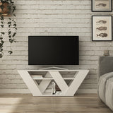 TV furniture pipralla white melamine 110x40x30 cm