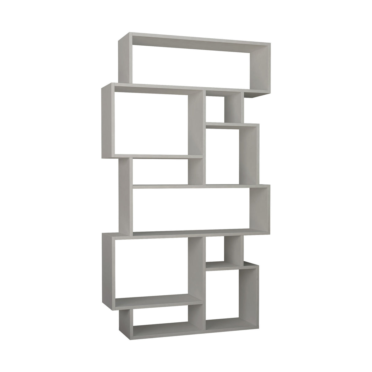 Bookcase Karmato White Melamine 96x168.5x25.5 cm