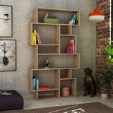 Bookcase Karmato Sonoma Oak Melamine 96x168.5x25.5 cm