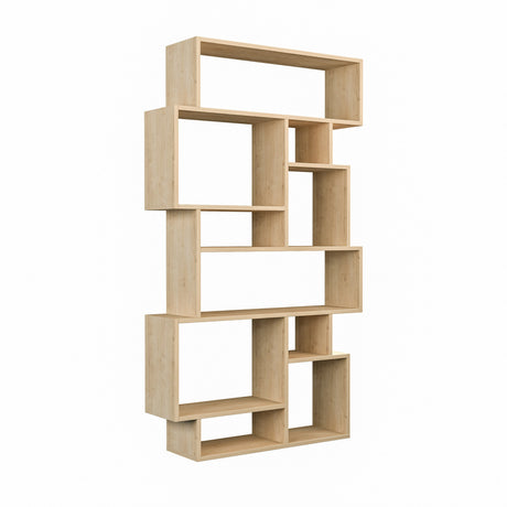 Bookcase Karmato Sonoma Oak Melamine 96x168.5x25.5 cm