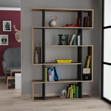 Bookcase mito sonoma oak anthracite melamine 110x161x25.5 cm