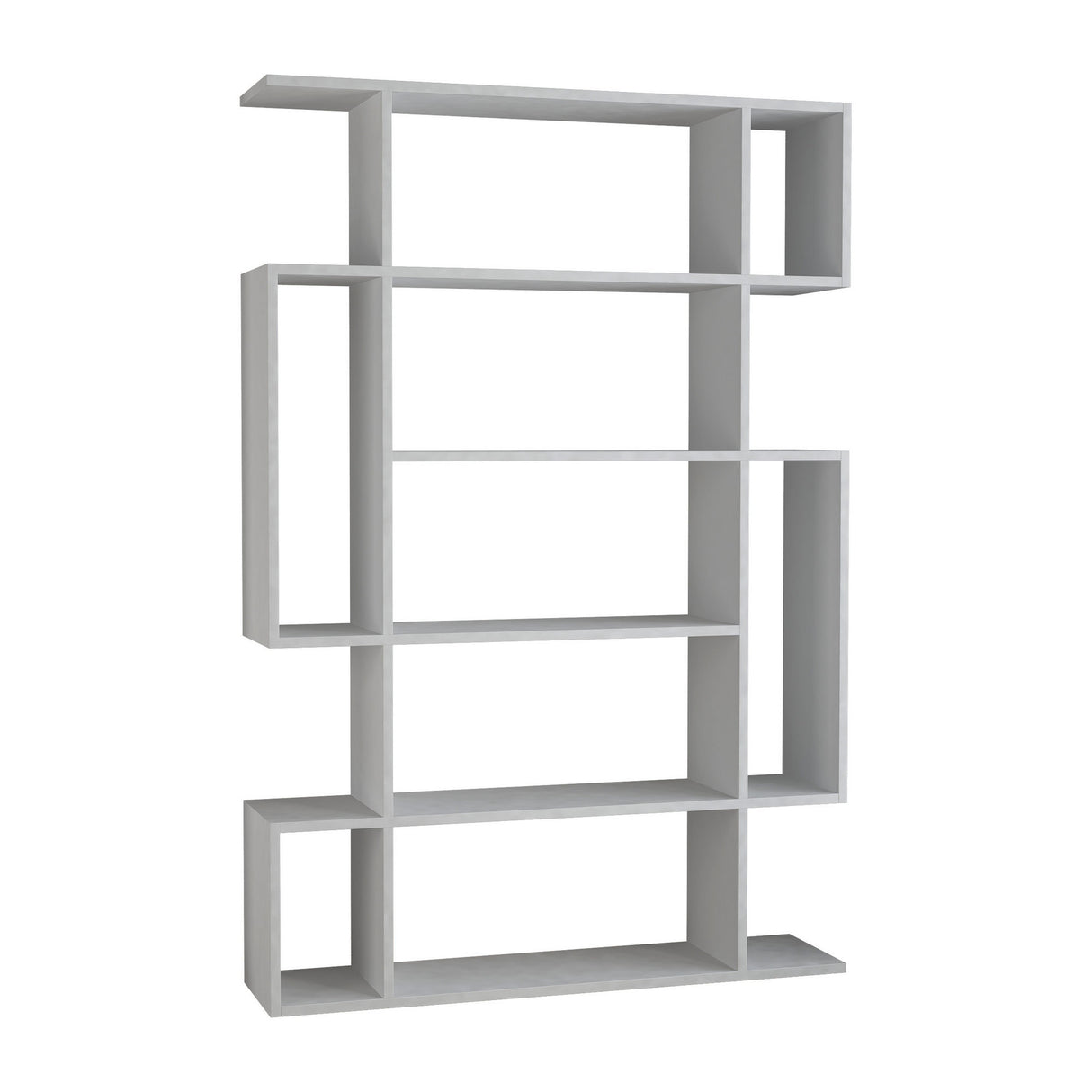 Bookcase mito white melamine 110x161x25.5 cm