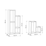 Bookcase Sule Oak Melamine 42x89x20 cm