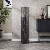 Floor lamp cylinder Brick 120 cm black brown 