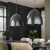 Hanging lamp Kylian 2-light metal black