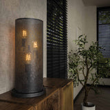 Table lamp Knox 3-light mesh black 
