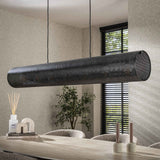 Knox pendant lamp 7-light XL mesh black 