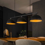 Hanging lamp Melo 3-light metal black