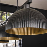 Hanging lamp Melo 3-light metal black