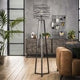 Industrial metal floor lamp twist