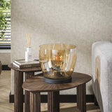Floor lamp Dain UP L Amber colored glass 