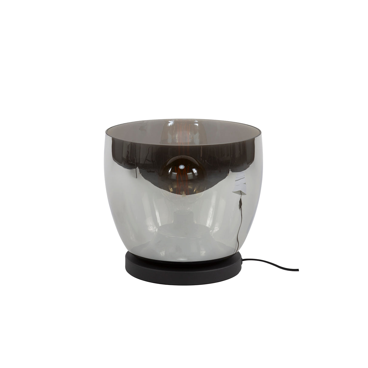 Floor lamp Dain UP L Chrome-colored glass 