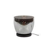 Floor lamp Dain UP L Chrome-colored glass 