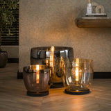 Floor lamp Dain UP XXL Copper-colored glass 