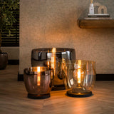 Floor lamp Dain UP XXL Copper-colored glass 