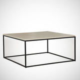Square Coffee Table 75x75 cm Pola - Oak Melamine 