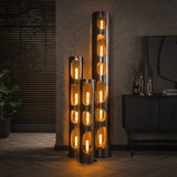 Floor lamp Enya L Metal with organic shapes