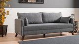 3-seater sofa bed Bella Gray