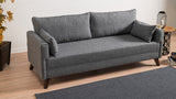 3-seater sofa bed Bella Gray