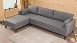 Corner sofa Left Bella Gray