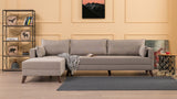 Corner sofa on the left Bella crème