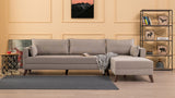 Corner sofa on the right Bella crème