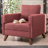 Armchair Bella Claret Red