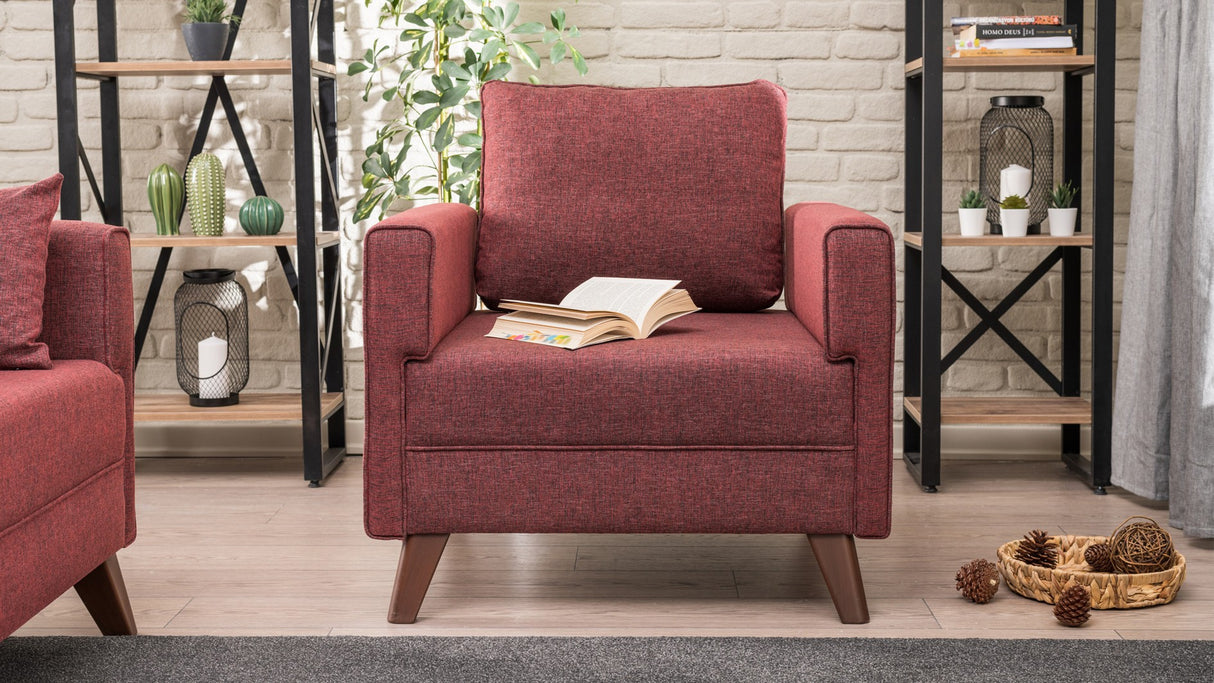 Armchair Bella Claret Red