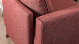 Armchair Bella Claret Red