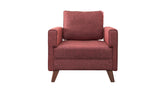 Armchair Bella Claret Red