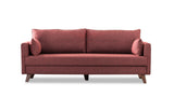 3-seater Bank Bella Claret Red