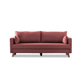 3-seater sofa bed Bella Claret Red