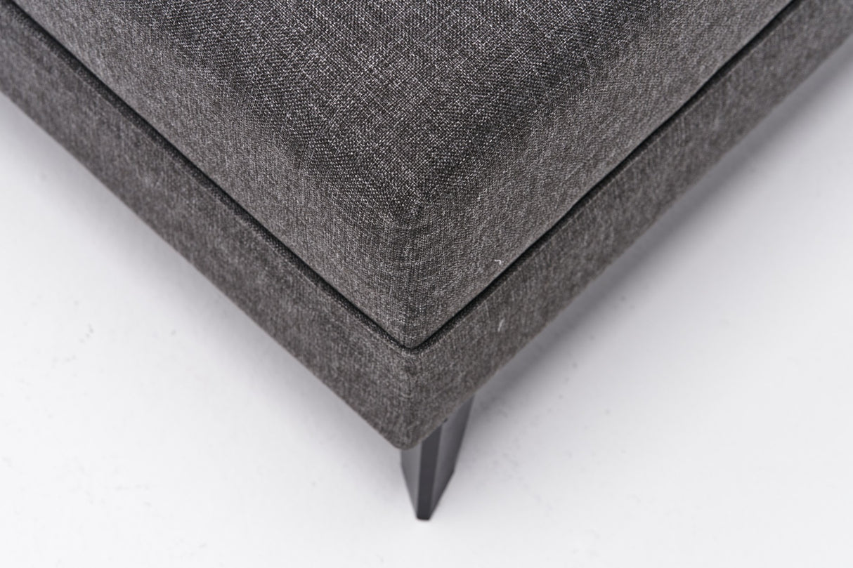 Corner sofa with sleeping function eris anthracite