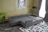 Corner sofa with sleeping function BELEN ANTRACITE