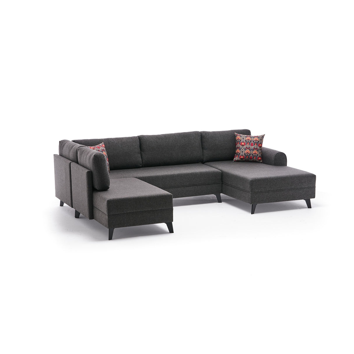 Corner sofa with sleeping function BELEN ANTRACITE