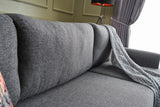 Corner sofa with sleeping function Efsun Anthracite