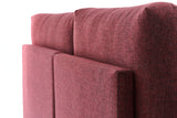 Corner sofa with sleep function Efsun Claret Red