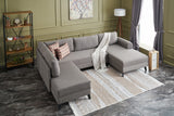 Corner sofa with sleeping function BELEN Brown