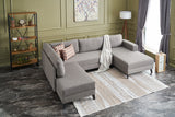 Corner sofa with sleep function Efsun Brown