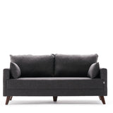 2-seater Bank Bella Anthracite