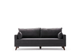 3-seater Bank Bella Anthracite