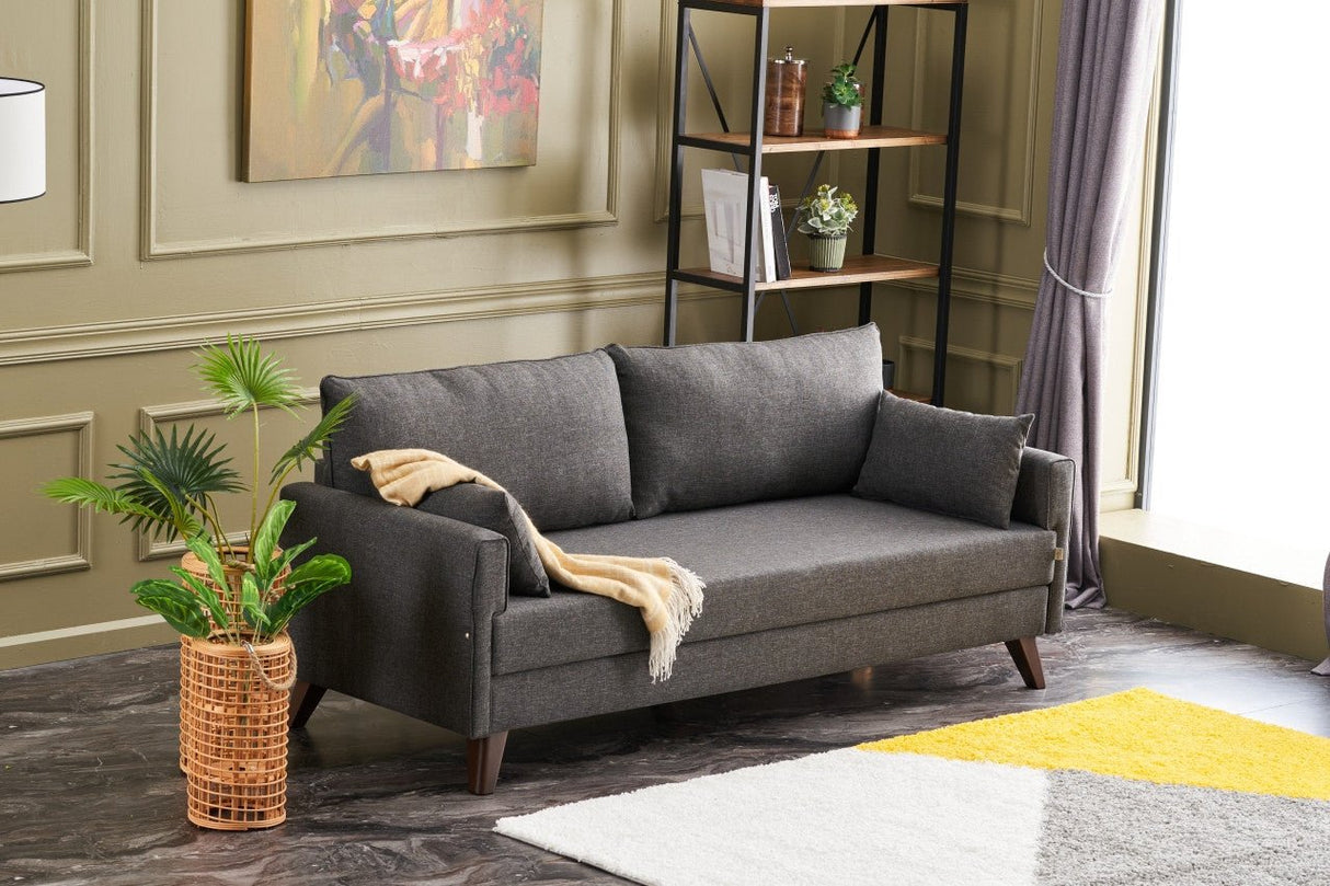 3-seater sofa bed Bella Anthracite