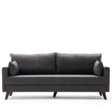 3-seater sofa bed Bella Anthracite