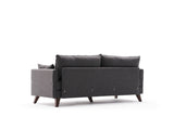 3-seater sofa bed Bella Anthracite