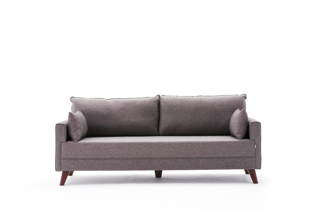 3-seater sofa bella brown