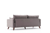 3-seater sofa bella brown