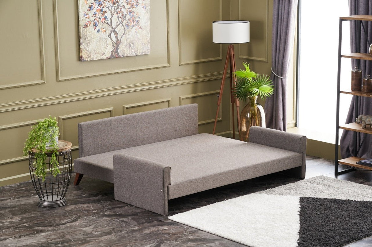 3-seater sofa bed Bella Bruin