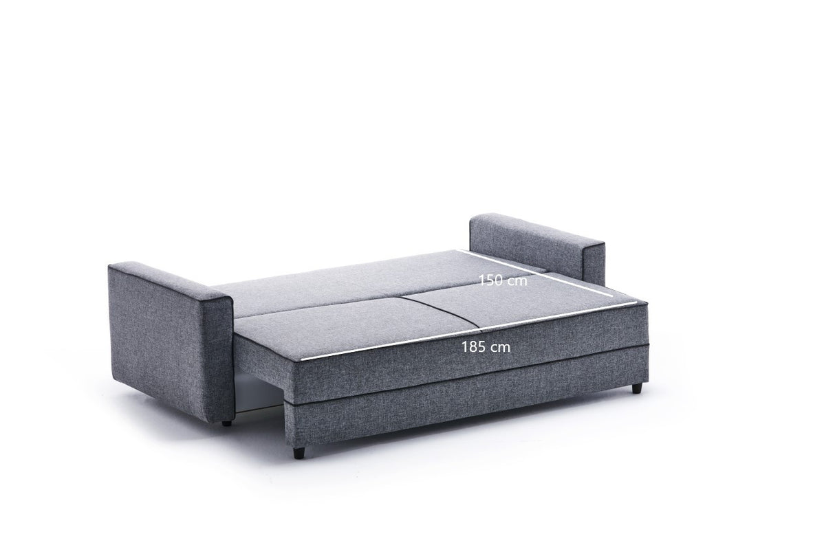 3-seater sofa bed Ece Gray