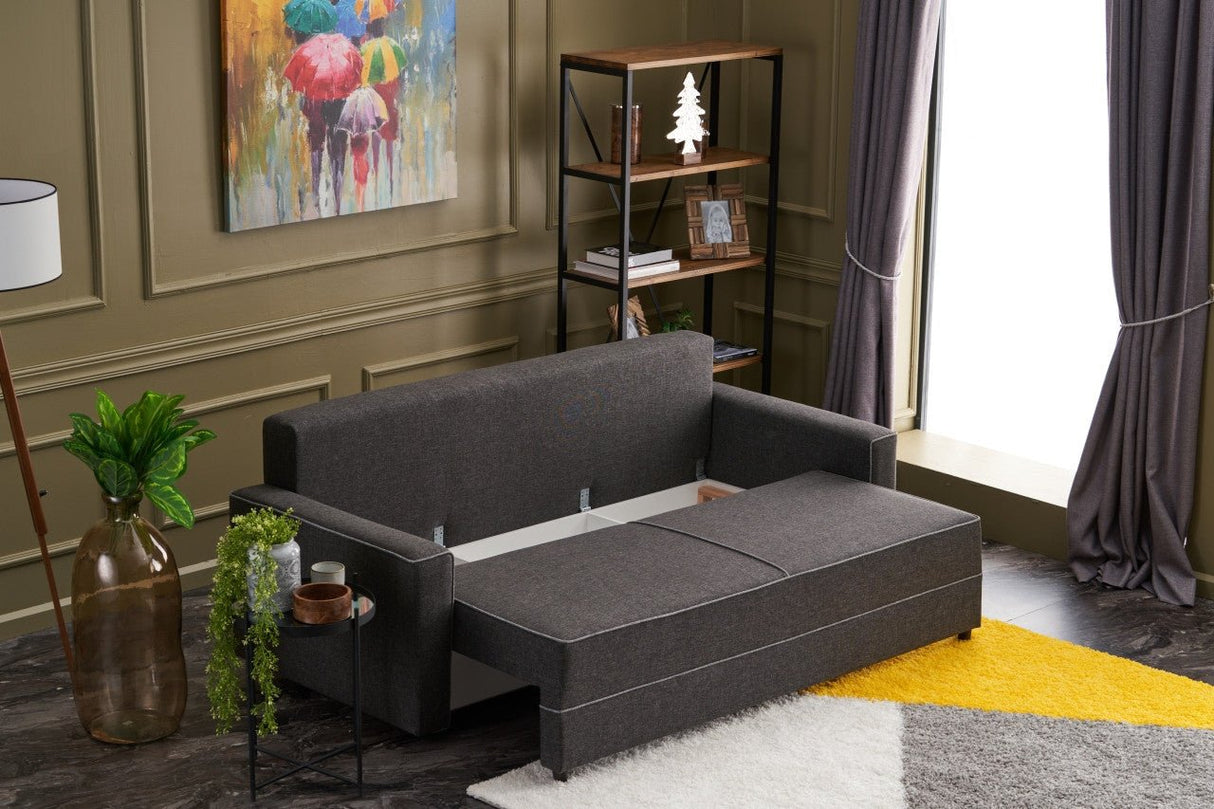 3-seater sofa bed Ece Anthracite