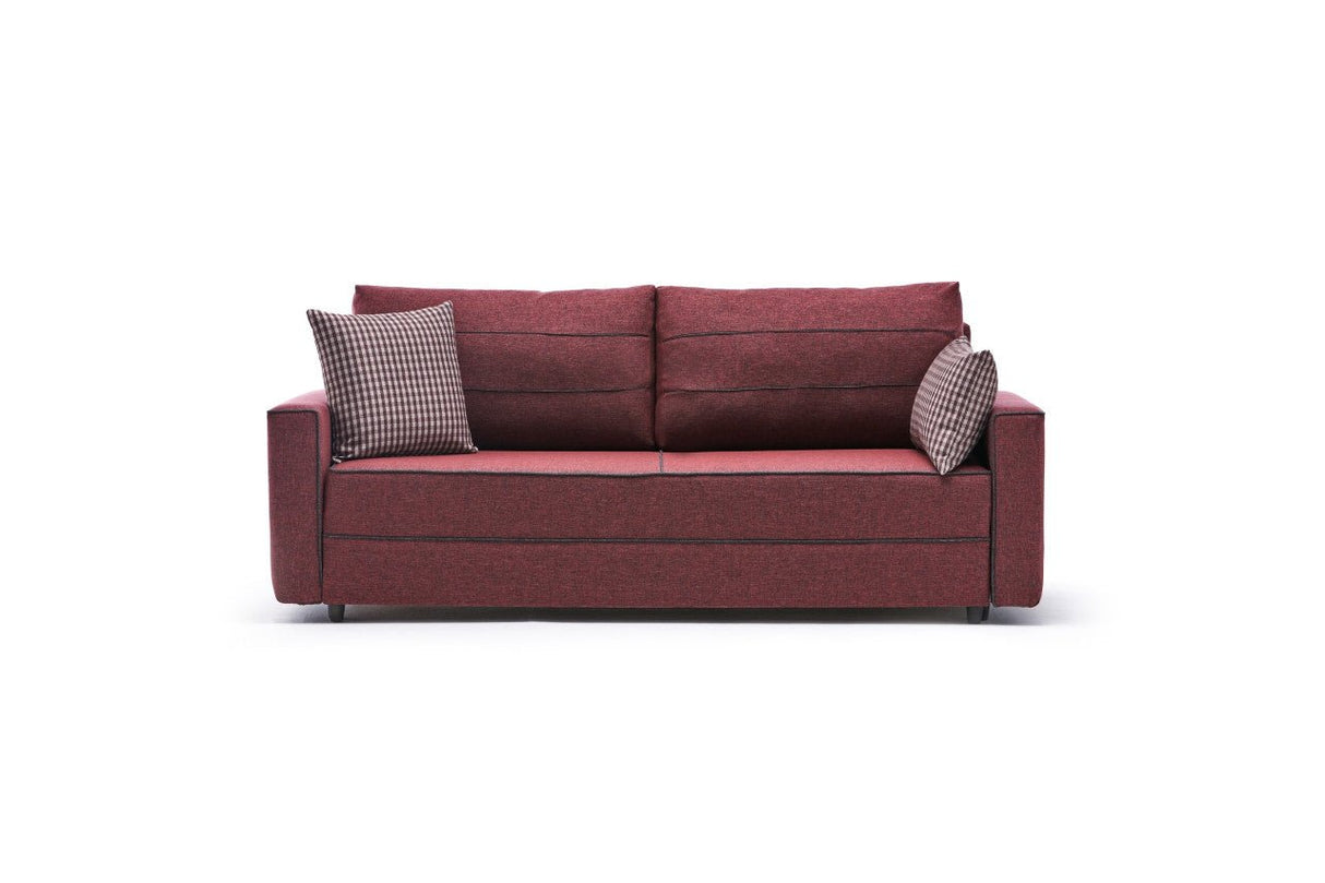 3-seater sofa bed Ece Claret Red